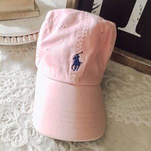 Polo Ralph Lauren Blush Baby Pink Hat Cap